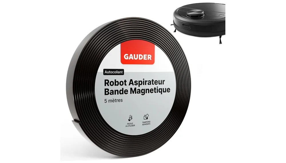 GAUDER Magnetic Strips for Robot Vacuum Cleaners