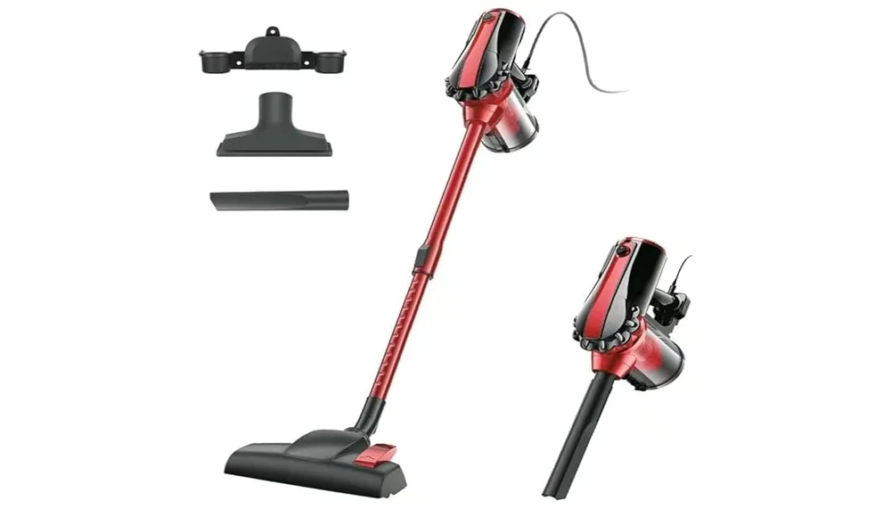 SINCHEREU Wired Broom Vacuum Cleaner