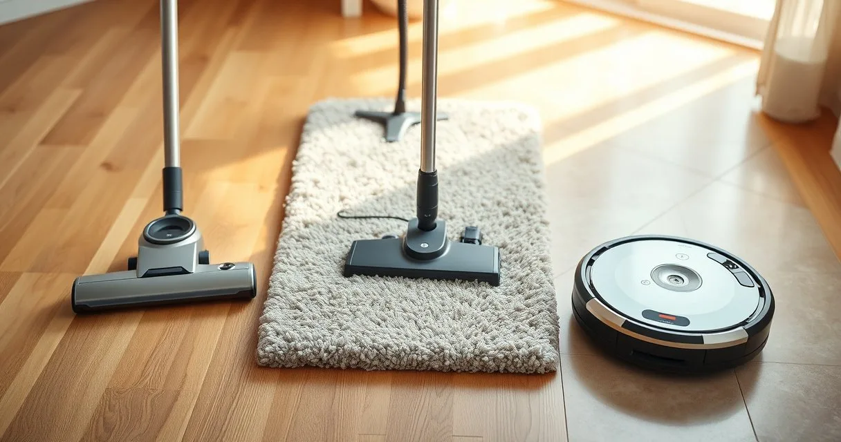  Évaluation des Performances des Aspirateurs sur Différents Surfaces