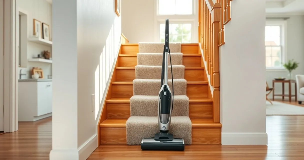 Guide Pratique _ Utiliser un Aspirateur pour Nettoyer Efficacement les Escaliers