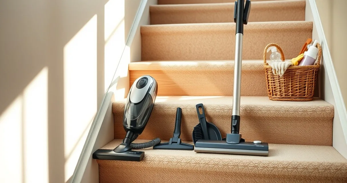 Préparation Avant le Nettoyage des Escaliers : Étapes Essentielles Préparation Avant le Nettoyage des Escaliers : Étapes Essentielles